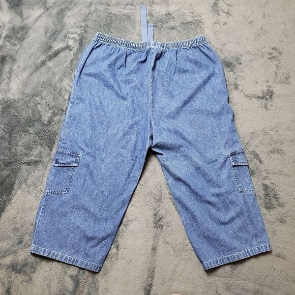Carrol Reed High Waist Vintage capri crop jeans, nwt - cargo - Picture 2 of 11